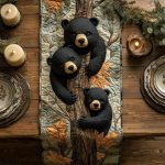 Shadow Paws Quilted Table Runner