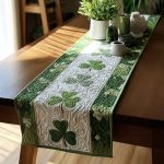 Shamrock Serenade Quilted Table Runner