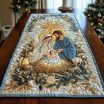 Silent Night Serenity Quilted Table Runner