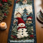 Snowman Cheer Quilted Table Runner