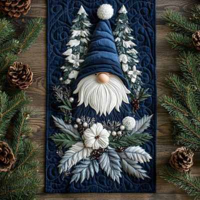 Snowy Cheer Quilted Table Runner