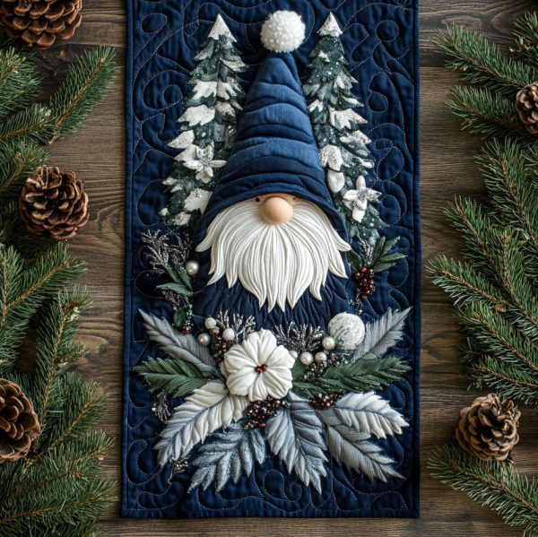 Snowy Cheer Quilted Table Runner