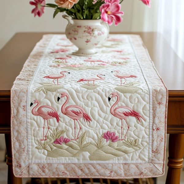 Soft Elegance Quilted Table Runner