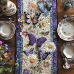 Soft Wingscape Quilted Table Runner
