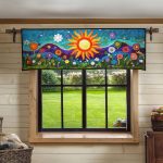 Solar Reverie Quilted Valance