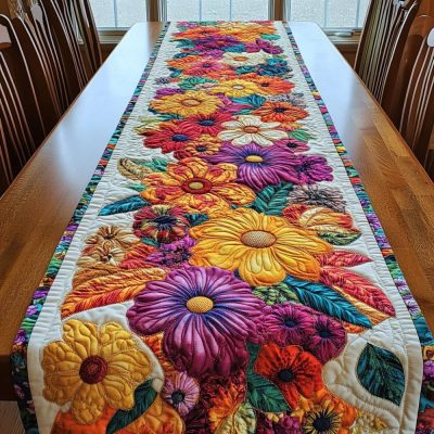 Spring Awakening Quilted Table Runner