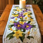 Spring Bloom Quilted Table Runner