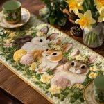Spring Meadow Quilted Table Runner