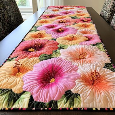 Spring Vibe Quilted Table Runner