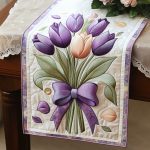 Springtime In Bloom Quilted Table Runner