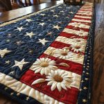 Patriotic Quilted Table Runner
