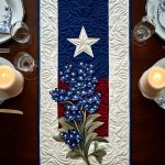 Star Blossom Quilted Table Runner