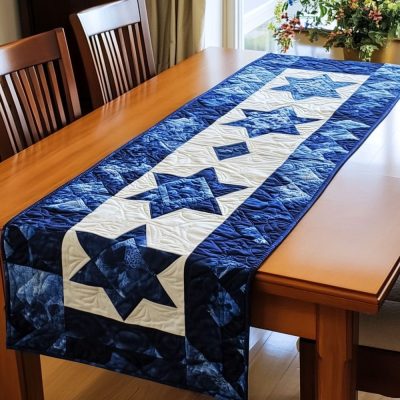 Starry Serenity Quilted Table Runner