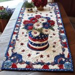 Patriotic Quilted Table Runner