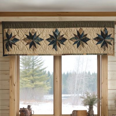 Stellar Horizons Quilted Valance