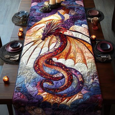 Storm Wyrm Quilted Table Runner