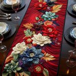 Succulent Sanctuary Quilted Table Runner