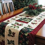 Sugarplum Winter Delight Quilted Table Runner
