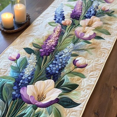 Summer Bloom Quilted Table Runner