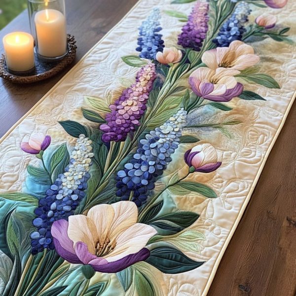 Summer Bloom Quilted Table Runner
