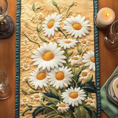 Summer Bloom Quilted Table Runner