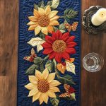 Sun Bloom Quilted Table Runner