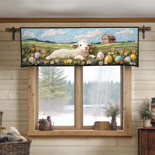 Sunday Serenity Quilted Valance