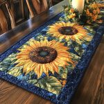 Sunflare Quilted Table Runner
