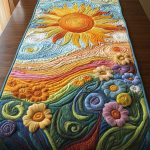 Sunflower Dreams Quilted Table Runner