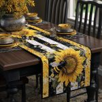 Sunflower Glow Quilted Table Runner