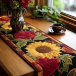 Sunflower Joy Quilted Table Runner