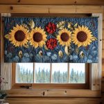 Sunlit Whispers Quilted Valance
