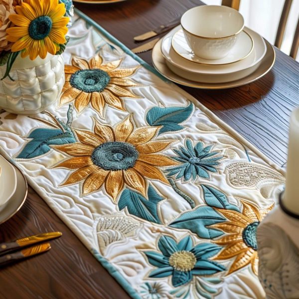 Sunny Delight Quilted Table Runner