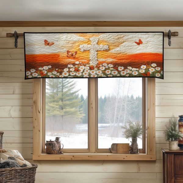 Sunset Sanctuary Quilted Valance