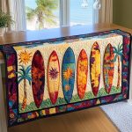 Surfboard Adventures Quilted Table Runner