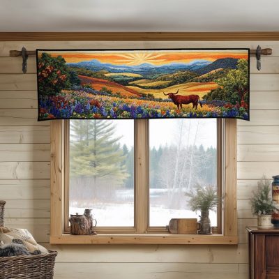 Texas Pride Quilted Valance