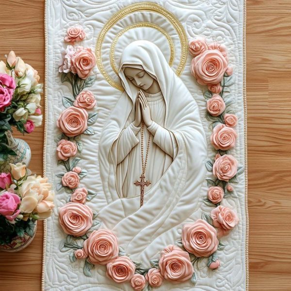 The Silent Grace Quilted Table Runner