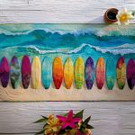 Tidal Flow Quilted Table Runner