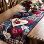 Timeless Bloom Quilted Table Runner