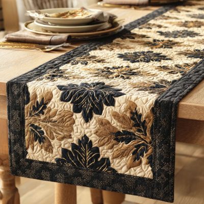 Timeless Florals Quilted Table Runner
