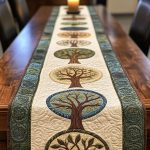 Timeless Grove Quilted Table Runner