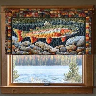 Trout Haven Quilted Valance