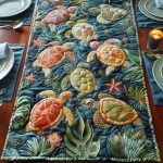 Turtle Sanctuary Quilted Table Runner