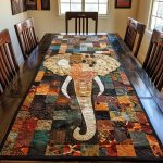 Tusker'S Noble Path Quilted Table Runner