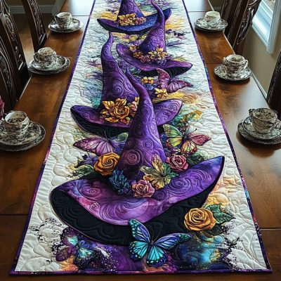 Twilight Garden Quilted Table Runner