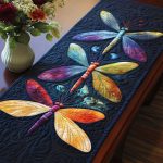Twilight Wings Quilted Table Runner