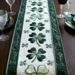 Verdant Bliss Quilted Table Runner