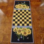 Vibrant Sunflower Quilted Table Runner
