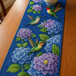Vivid Bloom Quilted Table Runner
