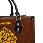 Black History Month - Personalized Leather Handbag Stb190A